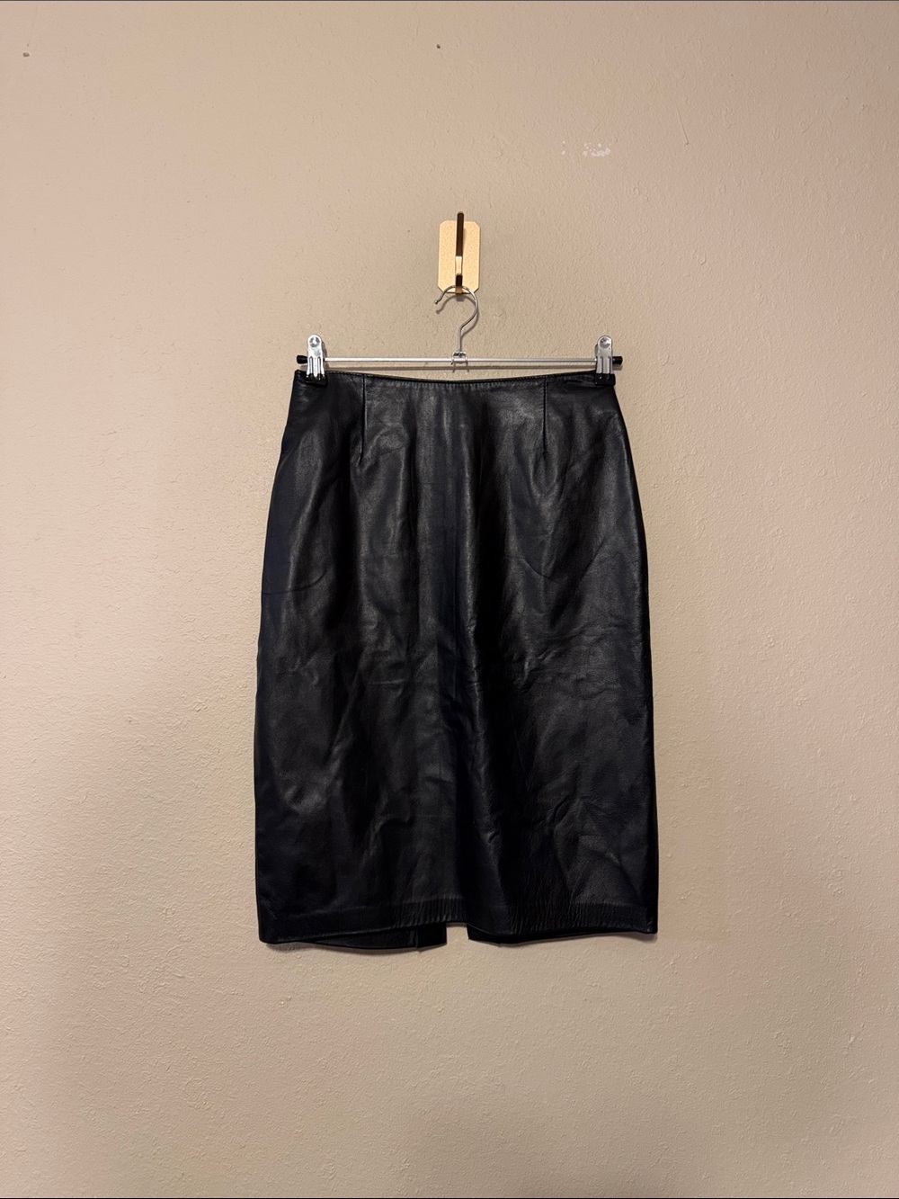 Danier Black Leather pencil skirt 4